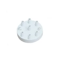 Rosone da Soffitto o Parete Rosetta Vintage con 7 uscite Bianco Rosone da Soffitto o Parete Rosetta Vintage con 7 uscite Bianco
