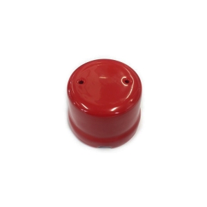 Scatola di Derivazione Vintage Porcellana Rosso