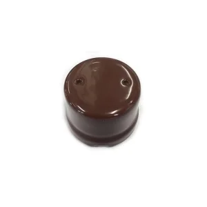 Vintage Junction Box Porcelain Brown