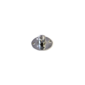 Passacavo Mini Rosetta da Soffitto o Parete Vintage Cromo