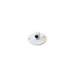Passacavo Mini Rosetta da Soffitto o Parete Vintage Bianco
