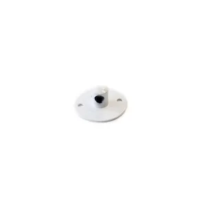 Passacavo Mini Rosetta da Soffitto o Parete Vintage Bianco