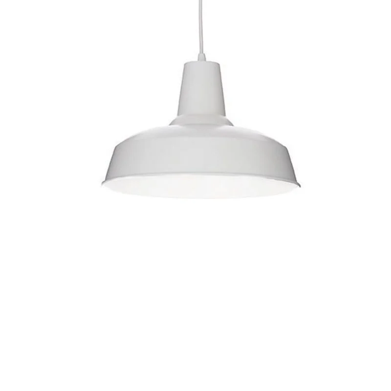 Ideal Lux Moby SP1 Suspension Pendant Lamp Vintage Industrial Ideal Lux Moby SP1 Suspension Pendant Lamp Vintage Industrial