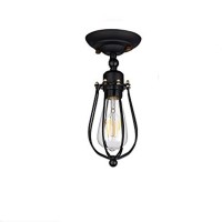 Lampada da soffitto Vintage a gabbietta portalampada Filamento