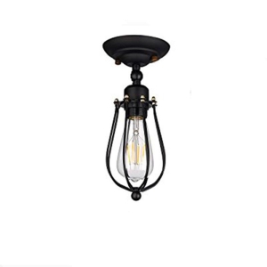 Lampada da soffitto Vintage a gabbietta portalampada Filamento