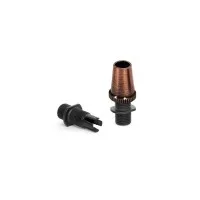 Cable clamp Clip M10x1 Single Copper color for rose in metal