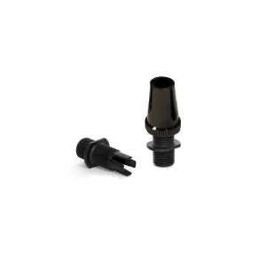 Cable clamp Clip M10x1 Single Black color for rose in metal