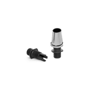 Cable clamp Clip M10x1 Single Chrome color for rose in metal