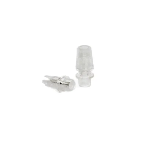 Cable clamp Clip M10x1 Single Transparent color for rose in