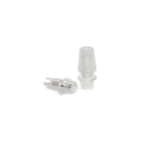 Cable clamp Clip M10x1 Single Transparent color for rose in