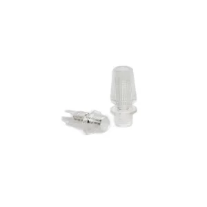 Cable clamp Clip M10x1 Single Transparent color for rose in
