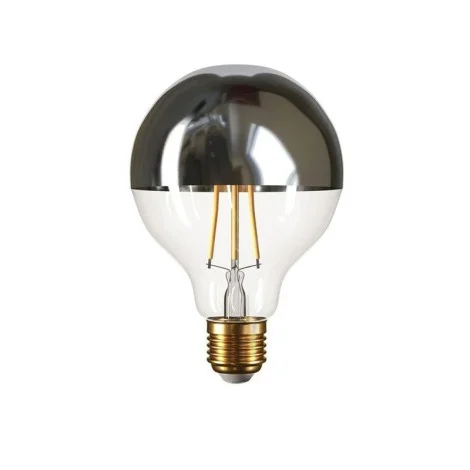 LED Lamp Globe D.95 Chrome half sphere E27 7W 2700K 806lm Clear