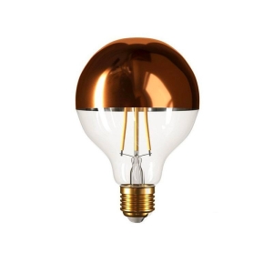 LED Lamp Globe D.95 Copper half sphere E27 7W 2700K 806lm Clear