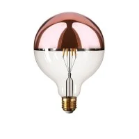 LED Lamp Globe D.125 Copper Rose Half Sphere E27 8W 2700K 806lm