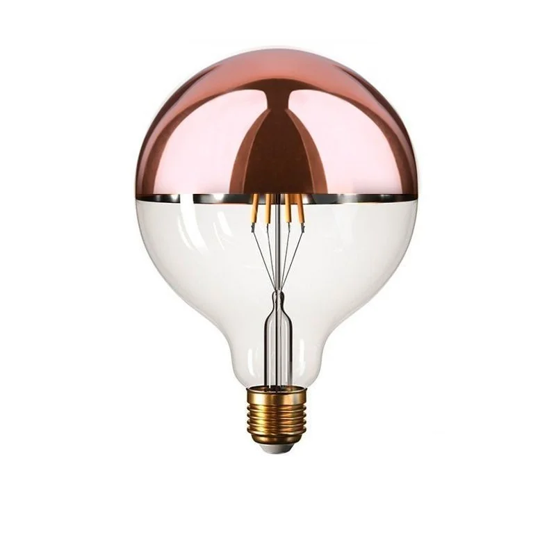 LED Lamp Globe D.125 Copper Rose Half Sphere E27 8W 2700K 806lm LED Lamp Globe D.125 Copper Rose Half Sphere E27 8W 2700K 806lm