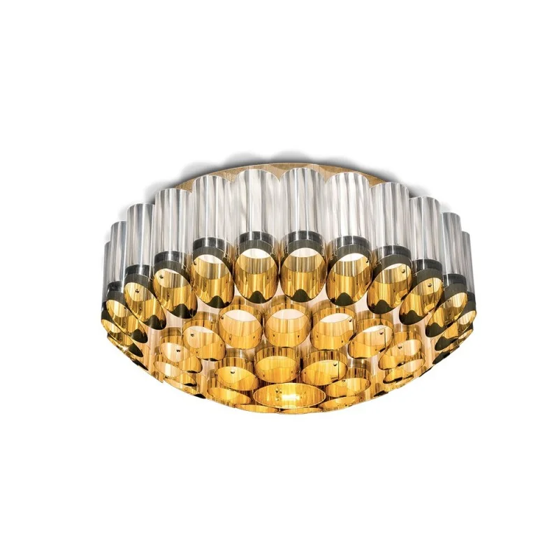 Slamp Odeon Gold Lampada da Soffitto a LED per Interno By Slamp Odeon Gold Lampada da Soffitto a LED per Interno By