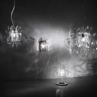 Slamp Lillibet Mini Lampada LED da Sospensione con Cristalli By Slamp Lillibet Mini Lampada LED da Sospensione con Cristalli By