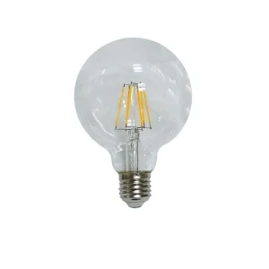 Lampo Globe Light ø95 LED E27 8W 1055lm Transparent Glass Bulb