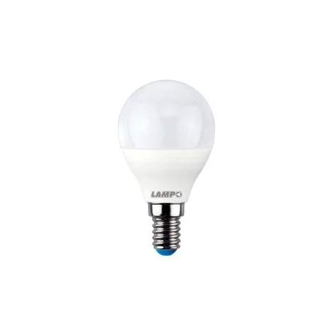 Lampo Bulb Mini Sphere LED E14 8W 230V Compact Ball Opal