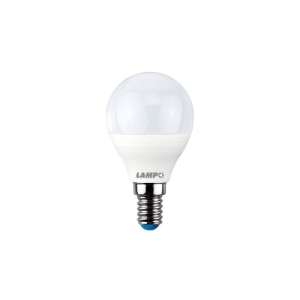 Lampo Bulb Mini Sphere LED E14 8W 230V Compact Ball Opal