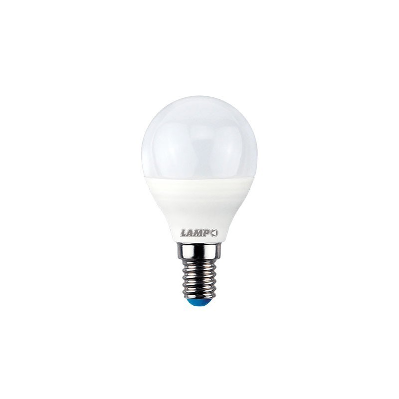 Lampo Bulb Mini Sphere LED E14 8W 230V Compact Ball Opal