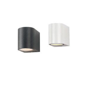 Lampo UP o DOWN GU10 Lampada da Parete Tonda Applique Mono