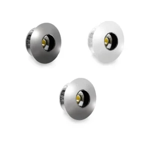 Lampo Spot Mini Faretto Tondo 1W LED da incasso Fascio 30°