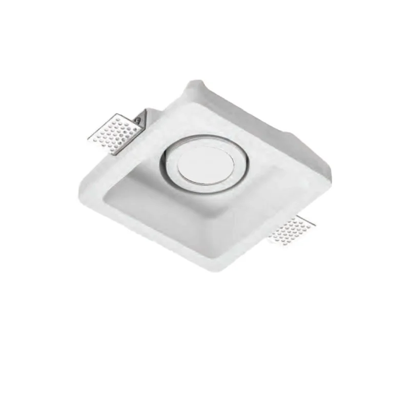 Lampo Faretto GU10 Quadrato Orientabile Da Incasso a Soffitto