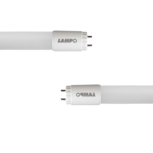 Lampo Tubo LED T8 in Vetro Opale G13 18W 1200 mm con Starter