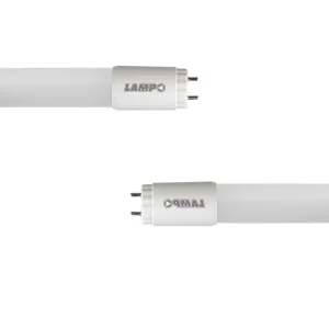 Lampo Tubo LED T8 in Vetro Opale G13 18W 1200 mm con Starter