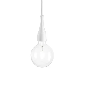 Ideal Lux Minimal LED SP1 Suspension Pendant Lamp White