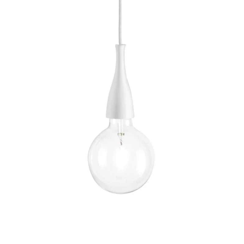 Ideal Lux Minimal LED SP1 Suspension Pendant Lamp White Ideal Lux Minimal LED SP1 Suspension Pendant Lamp White