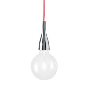Ideal Lux Minimal LED SP1 Suspension Pendant Lamp Chrome