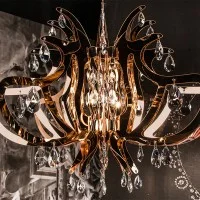 Slamp Lillibet LED Suspension Lamp with Schöler Crystals By