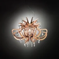 Slamp Lillibet LED Suspension Lamp with Schöler Crystals By