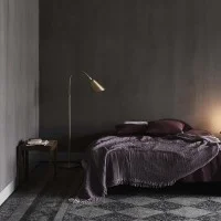 &Tradition Bellevue AJ7 Adjustable Brass Floor Lamp By Arne