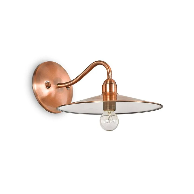 Ideal Lux Cantina AP1 E14 Lantern Vintage bell round wall lamp Ideal Lux Cantina AP1 E14 Lantern Vintage bell round wall lamp