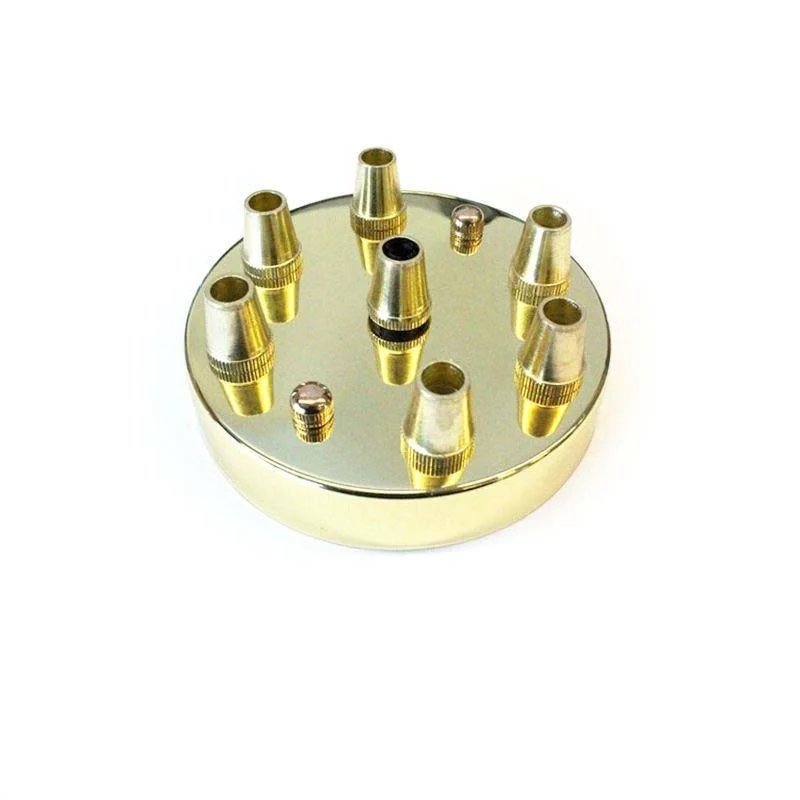 Rosetta wall ceiling with 7 output gold Rosetta wall ceiling with 7 output gold