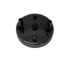 Rosone da soffitto parete Rosetta con 2 uscite colore Nero
