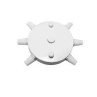 Rosone da soffitto o parete con sei uscite laterali di colore