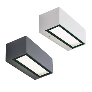 Sovil Garage Lampada LED Luce Calda In Alluminio E Vetro Per