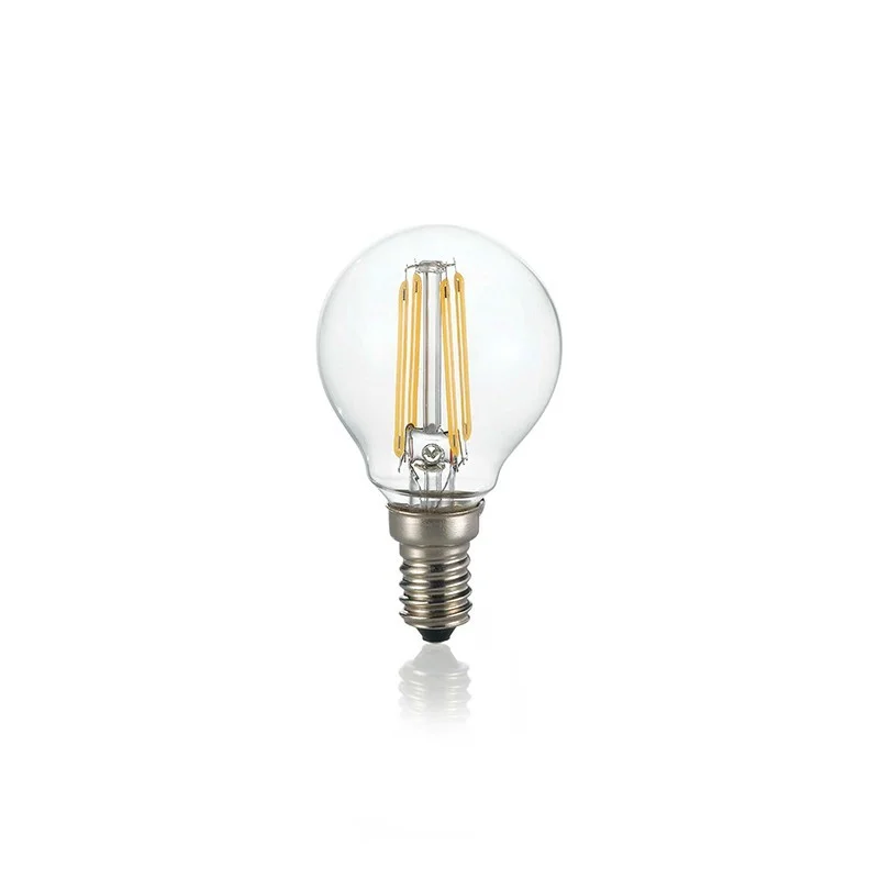 Ideal Lux Lampadina Sfera E14 LED 4W 3000K Vetro Trasparente Ideal Lux Lampadina Sfera E14 LED 4W 3000K Vetro Trasparente