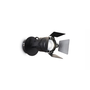 Ideal Lux Ciak AP1 Applique Lampada da Parete o Soffitto nero