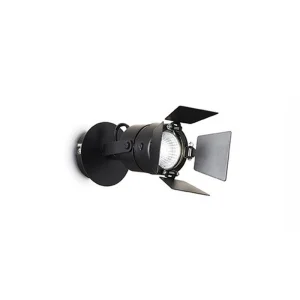 Ideal Lux Ciak AP1 Applique Lampada da Parete o Soffitto nero