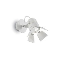 Ideal Lux Ciak AP1 Applique Lampada da Parete o Soffitto bianco