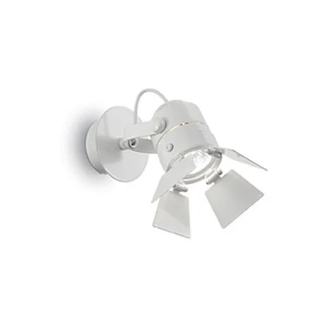 Ideal Lux Ciak AP1 Applique Wall or Ceiling Lamp white