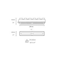 Wall Washer Blade Recessed Rectangular Spotlight Anti-glare LED Wall Washer Blade Recessed Rectangular Spotlight Anti-glare LED
