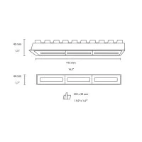 Wall Washer Blade Recessed Rectangular Spotlight Anti-glare LED Wall Washer Blade Recessed Rectangular Spotlight Anti-glare LED