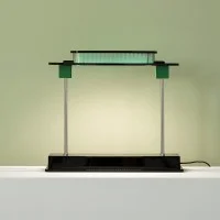 Artemide Pausania LED TW Dimmable Table Lamp By Ettore Sottsass