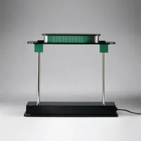 Artemide Pausania LED TW Dimmable Table Lamp By Ettore Sottsass